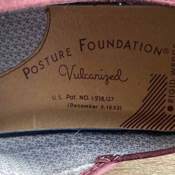 Mens P.F. Flyers (Posturized Foundation)Burgundy low top rigid wedge size 11 - Picture 16 of 16